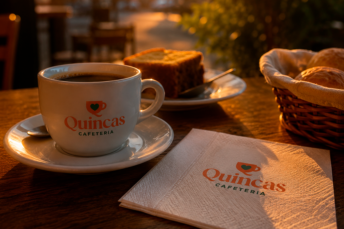 Identidade Visual - Quincas Cafeteria