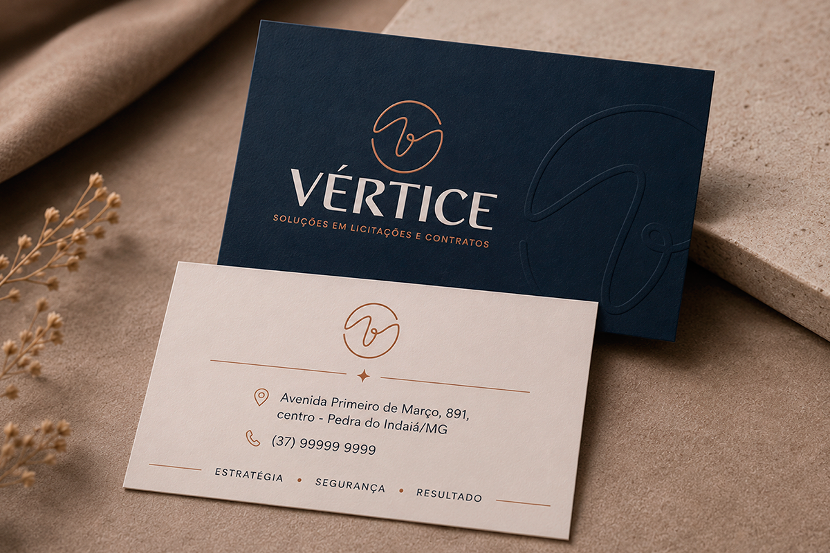 Identidade Visual - Vértice Soluções em Licitações e Contratos
